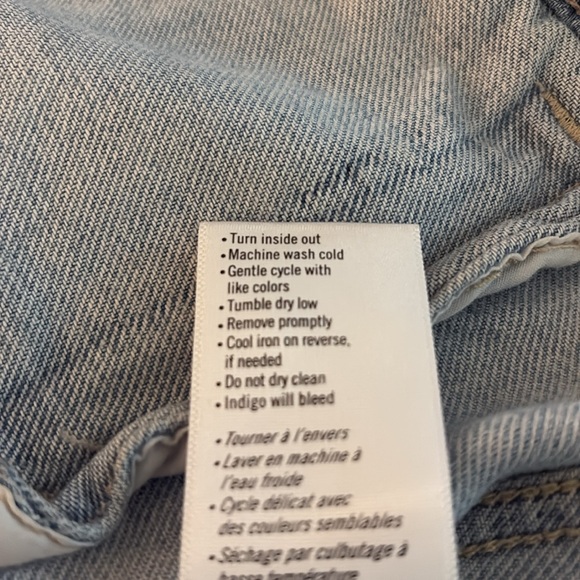 PAIGE distressed frayed adorable cropped jean jacket from Bloomingdale’s - Picture 13 of 15